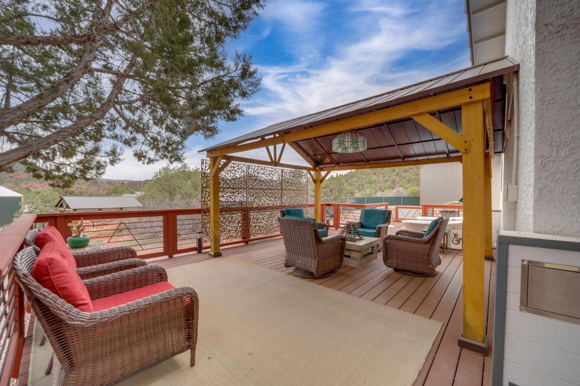 Willa West Sedona Retreat Deck And Mountain Views Zewnętrze zdjęcie